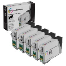 LD Replacement Replacement T098120 for Epson T098 98 Set of 5 Black Inkjet picture