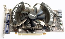 MSI (Nvidia GeForce) GTX460 CYCLONE 1GB GDDR5 PCIe x16 graphics card - 2-BAY GPU picture