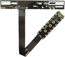 JMTPCIE 5.0 x16 to M.2 NGFF Key M Card Extension Cable 128G/bps (F43SP / 50CM) picture