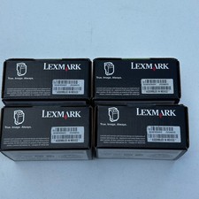 Set of 4 Lexmark C540A1CG Cyan Toner Cartridges C540 C543 C544 С546 X543 X544 picture