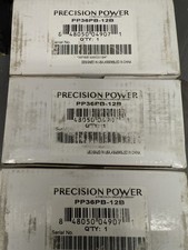 Lot of 3 Precision Power PP36PB-12B ONT Power Supply 13.5VDC 36W 100-240VAC NOS picture