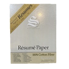 Southworth 100% Cotton Fiber Resume Paper Watermarked 24lb 8.5x11