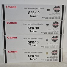 Canon GPR-10 Lot of 4 Toner Black 7814A003AA imageRunner iR 1210,1230,1270,1310F picture