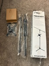 Pyle Adjustable iPad Tablet & Microphone Stand Holder PMKSPAD1 Brand New picture