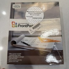 Microsoft Office Windows FrontPage 2000 CD-ROM with Key web site creation tool picture