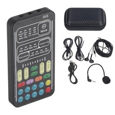 I9 Multifunction Portable Voice Changer Sound Card Recording Device Mini Sound picture