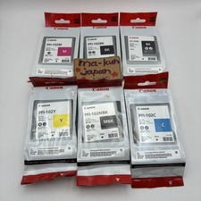 Canon PFI-102 Ink Cartridge Set of 6 New Unopened Expired Limited Offer/mj49 picture