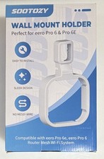 SOOTOZY Wall Mount Holder for eero Pro 6 & Pro 6E Router - White picture