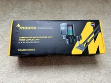 Maono DGM20 USB Gaming Microphone With Noise Cancelling Boom Arm Bundle (Black) picture
