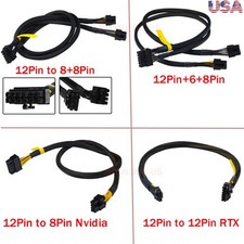 For DELL T7960 PCI-E GPU Power Cable 12Pin to 6+8Pin /8Pin/16Pin NVIDIA RTX 4080 picture