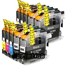 10pk Ink for LC203 Brother LC203xl mfc J480dw J460dw J485dw J680dw LC201 picture