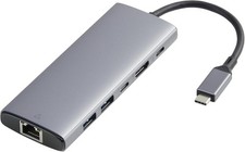 Amazon Basics 6-in-1 3.2 (10G) Hub, 1 USB-C 100W PD Input, 2 USB-A, HDMI 4K, Eth picture