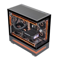 Star Isle MATX PC Case Dynamic RGB Light Strip Panoramic Glass 360mm Radiator picture