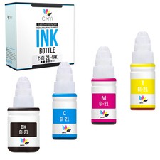 4-Pack Compatible Canon GI-21 Ink Bottles for Canon PIXMA G1220 G2260 G3260 picture