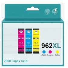 962XL CMY Ink Cartridges for HP 962 Ink Cartridges for HP 962XL Ink Combo Pack picture