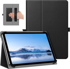 Universal 9-11 inch Tablet Case Folio Stand Cover with Hand Strap with Card Slot picture