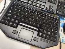 3x iKey FT-88-911-TP-USB-5y Keyboards Backlit Touchpad USB Rugged, will need TLC picture