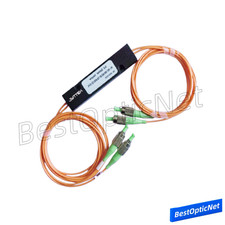 FC/UPC FC/APC 2:2 FBT Multimode Fiber Optical Splitter 2x2 Dual Window Coupler picture