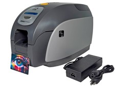 Zebra ZXP Series 3 Single-Sided ID Card Badge Color Printer LAN USB FAST SHIP picture
