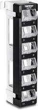 12-Port Blank Angled Wall Mount Keystone Patch Panel, TC-KP12V picture