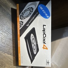 Vantec LapCool 4 LPC-420 Laptop Cooling Pad, USB 2.0 Hub, Adjustable Fans, Black picture