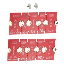 2Pcs M2+M.2 NGFF/NVME Length Extend Adapter 2230, 2242, 2260, 2280 SSD picture