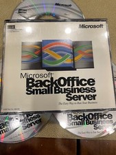 Windows BackOffice Small Business Server 4.0 3  CDs 1997, with a product key picture