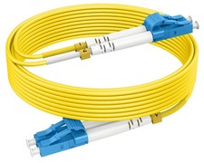 RamboCables-OS2 LC to LC Single Mode Fiber Patch Cables, 1000ft/300m picture