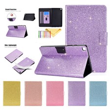 For Samsung Galaxy Tab A7 10.4 2020 T500 Bling Glitter Flip Leather Case Cover picture