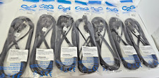 LOT OF 7  C2G 15FT OUTLET SAVER POWER EXT CORD MAXIMUM 1250W, 10A, 125V BLACK picture