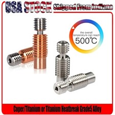 V6 All Metal Heat Break High Temperature Polished Titanium or Bi-Metal V6 Hotend picture