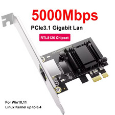 5G/2.5G PCI-E RJ45 Network Card RTL8126/8125B Chip Multi-Gig Ethernet PCIE picture