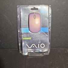 Sony VAIO VGP-UMS20/V USB Wired Optical Mouse 800dpi Pink New For Windows PC picture
