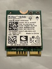 Genuine Intel Killer 1650i Wireless Wi-Fi 6 Bluetooth 5 AX201NGW ND6M1 0ND6M1 picture