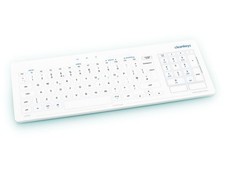 Cleankeys CK3-15X Wireless Glass Keyboard Medical Waterproof IP65 Disinfectable picture