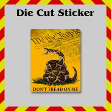 Don't Tread On Me, We the People, Waterproof Sticker Decal for Laptops picture
