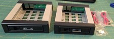 Kingwin Lot of 2  2.5/3.5inch SATA HDD Hot Swap Rack with Tray and Locks picture