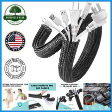 Flexible Cable Cover, 5ft Length, Safe Wire Hider for Pets & Kids Protection picture
