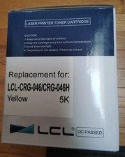 The LCL replacement is the Canon 046 H Yellow High Yield Toner Cartridge... picture