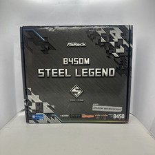 ASRock B450M STEEL LEGEND Micro ATX AM4 DDR4 GAMING Motherboard picture