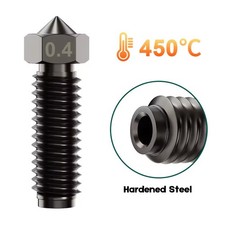 0.4mm 0.6mm 0.8mm Hardened Steel Nozzle For Anycubic Kobra 3 3D Printer Part picture