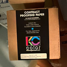 Commercial Proofing Paper Matte 24in x 100ft 206gsm White for Epson 7000 printer picture