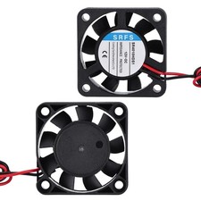 2Pcs, 12V Brushless Cooling Fan Ball Bearing w/ 2.54mm A1 Plug SR4010HDS1 picture