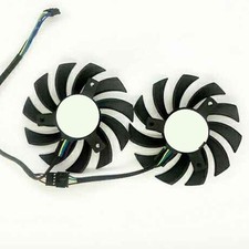 For ASUS GTX1060 1050ti 1050  Cooling Fan  FD7010H12S 4pin 4Wire Left+Right fan picture