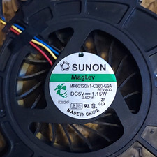 SUNON MagLev CPU Fan w/ Heatsink Magnetic Bearing 5V MF60120V1-C360-G9A picture