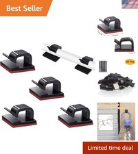 Effortless Cable Organization: 50 Eco-Friendly Sticky Clips for All Surfaces picture