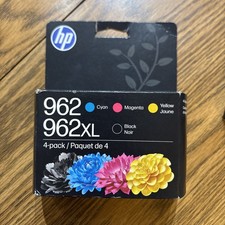 HP 962 962XL 4-pack - Ink - OEM - Cyan Magenta Yellow Black 3JB34AN#RFD May 2028 picture