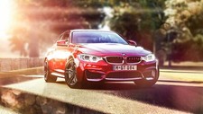 Cars bmw m4 gran Desk Mat Stitched picture