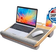 HUANUO Lap Desk HNLD3 Fits up to 17 inches Laptop Woodgrain picture