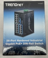 TRENDnet TI-PG262 26-Port Gigabit Industrial DIN-Rail PoE+ Switch picture